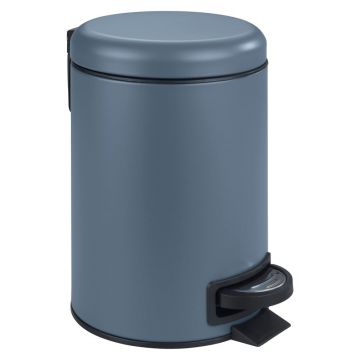 Coș cu pedală pentru baie Wenko Leman, 3 l, albastru Coș cu pedală pentru baie Wenko Leman, 3 l, albastru