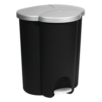 Coș de gunoi cu pedală pentru sortarea deșeurilor 17+17+6 l Trio - Curver Coș de gunoi cu pedală pentru sortarea deșeurilor 17+17+6 l Trio - Curver