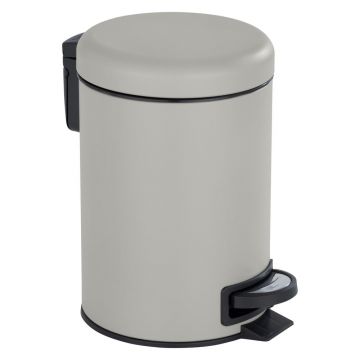 Coș de gunoi cu pedală Wenko Leman, 3 l, gri Coș de gunoi cu pedală Wenko Leman, 3 l, gri