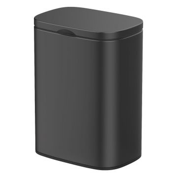 Coș de gunoi din inox Wenko Sare, negru Coș de gunoi din inox Wenko Sare, negru