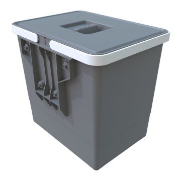 Coș de gunoi din plastic încorporat 15 l Easy - Elletipi Coș de gunoi din plastic încorporat 15 l Easy - Elletipi