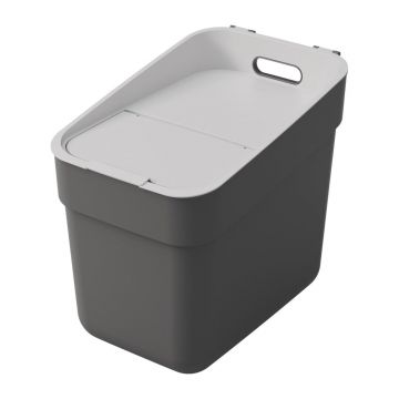 Coș de gunoi gri închis de reciclat din plastic reciclat 20 l Ready To Collect – Curver Coș de gunoi gri închis de reciclat din plastic reciclat 20 l Ready To Collect – Curver