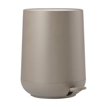 Coș de gunoi maro deschis cu pedală din plastic 5 l Nova – Zone Coș de gunoi maro deschis cu pedală din plastic 5 l Nova – Zone