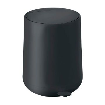 Coș de gunoi negru cu pedală din plastic 5 l Nova – Zone Coș de gunoi negru cu pedală din plastic 5 l Nova – Zone