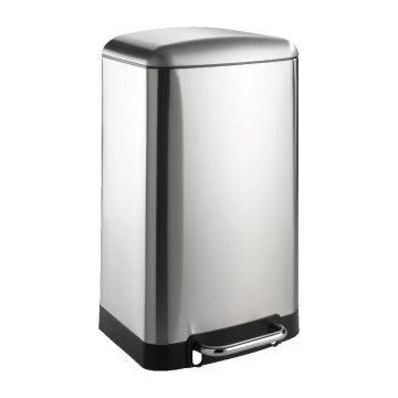 Coș de gunoi Wenko, 30 l, argintiu Coș de gunoi Wenko, 30 l, argintiu