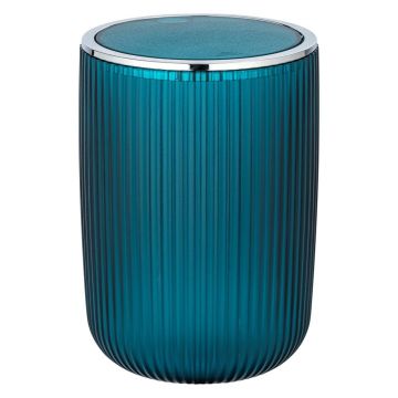 Coș de gunoi Wenko Acropoli, 5,5 l, verde petrol Coș de gunoi Wenko Acropoli, 5,5 l, verde petrol