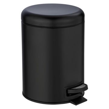 Coș de gunoi Wenko Leman, 5 l, negru Coș de gunoi Wenko Leman, 5 l, negru