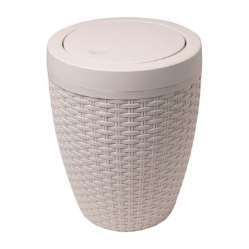 Coș pentru baie Addis Rattan Bath Bin Calico, 5 l, crem Coș pentru baie Addis Rattan Bath Bin Calico, 5 l, crem