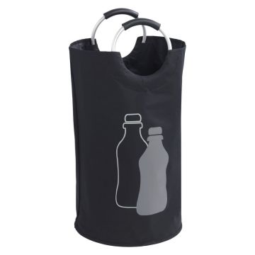Coș pentru reciclare sticle Wenko, negru Coș pentru reciclare sticle Wenko, negru