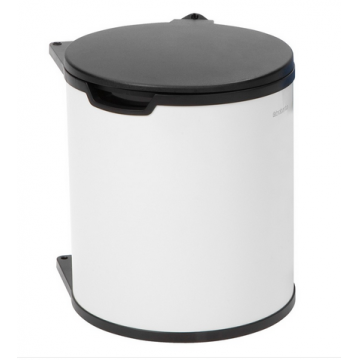 Cos de gunoi Built-in Bin  15L - alb