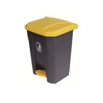 Cos de gunoi  din plastic  cu pedala  AQAS  45 L