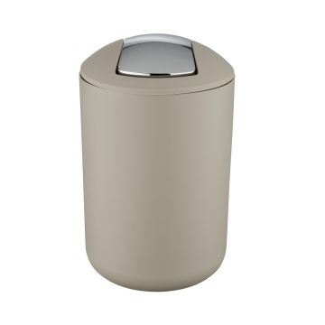 Cos de gunoi, Wenko, Brasil L Taupe, 19.5 x 31 cm, 6.5 L, plastic, bej