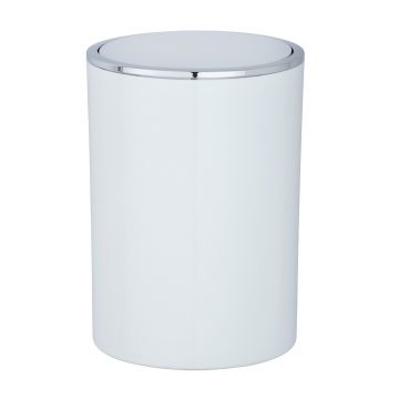 Cos de gunoi, Wenko, Inca, 5 L, 18.5 x 25.5 cm, plastic, alb