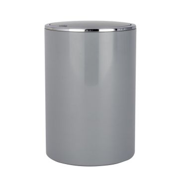Cos de gunoi, Wenko, Inca, 5 L, 18.5 x 25.5 cm, plastic, gri