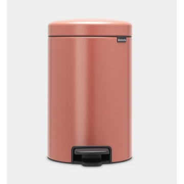 Cos gunoi cu pedala newIcon  12L - Roz teracota