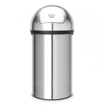 Cos gunoi Push Bin  60L - Otel mat