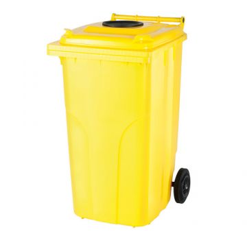 Europubela plastic galben  120 L - separare hartie  SULO - Transport inclus