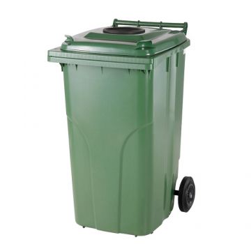 Europubela plastic verde  120 L - separare sticla  SULO - Transport inclus