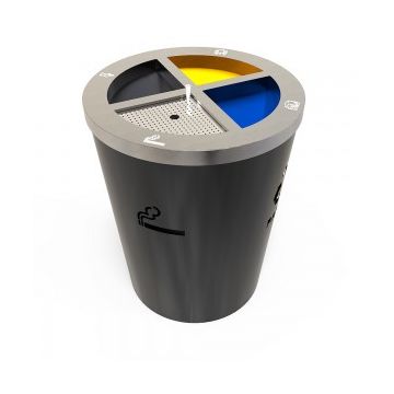 GENEVE AM Cosuri reciclare cu design modern din metal cu compartiment pentru tigari