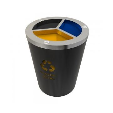 GENEVE M Set de reciclare moderna cu 3 compartimente