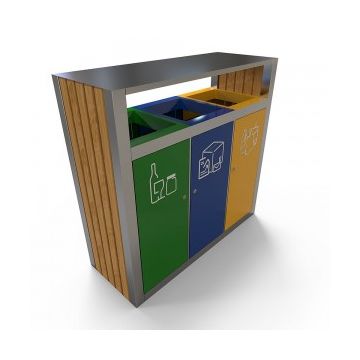 KUOKIO BS Monobloc pentru reciclare selectiva din otel inoxidabil