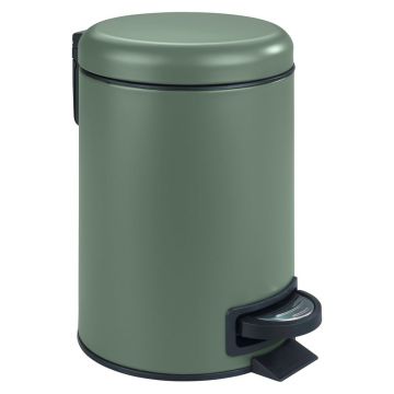 Coș cu pedală pentru baie Wenko Leman, 3 l, verde Coș cu pedală pentru baie Wenko Leman, 3 l, verde