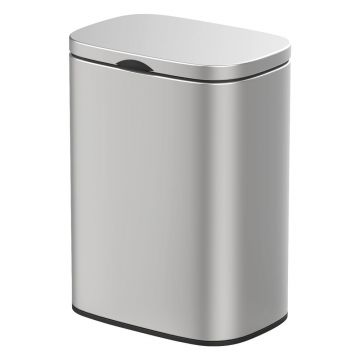 Coș de gunoi din oțel inoxidabil 5 l Sare – Wenko Coș de gunoi din oțel inoxidabil 5 l Sare – Wenko