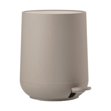 Coș de gunoi maro deschis cu pedală din plastic 3 l Nova – Zone Coș de gunoi maro deschis cu pedală din plastic 3 l Nova – Zone