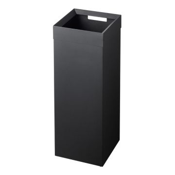 Coș de gunoi negru din metal 27 l Tall – YAMAZAKI Coș de gunoi negru din metal 27 l Tall – YAMAZAKI