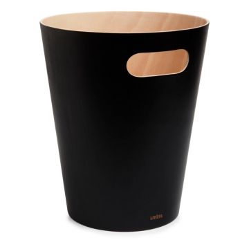 Coș de gunoi Umbra Woodrow, 7,5 l, negru Coș de gunoi Umbra Woodrow, 7,5 l, negru
