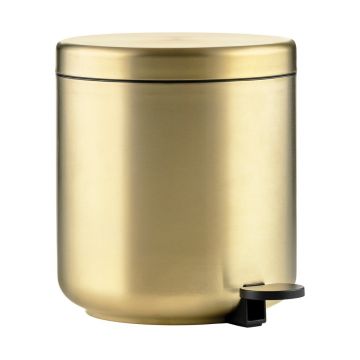 Coș de gunoi alămiu cu pedală din oțel inoxidabil 4 l Ume Brass – Zone Coș de gunoi alămiu cu pedală din oțel inoxidabil 4 l Ume Brass – Zone