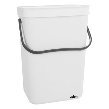 Coș de gunoi alb din plastic 10 l – Orion Coș de gunoi alb din plastic 10 l – Orion