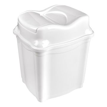 Coș de gunoi alb din plastic 9 l Whirpool – Orion Coș de gunoi alb din plastic 9 l Whirpool – Orion