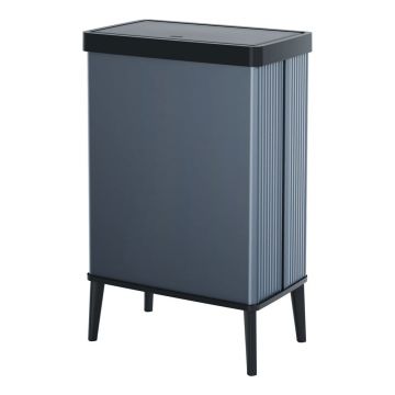 Coș de gunoi albastru cu senzori de atingere din plastic reciclat 54 l Verto High – Curver Coș de gunoi albastru cu senzori de atingere din plastic reciclat 54 l Verto High – Curver