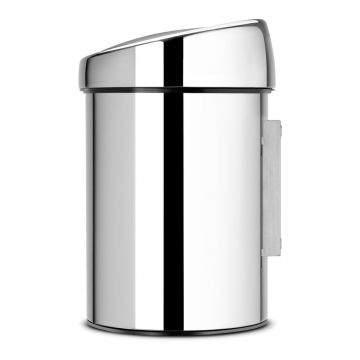 Coș de gunoi argintiu lucios cu senzori de atingere din oțel 3 l Touch Bin – Brabantia Coș de gunoi argintiu lucios cu senzori de atingere din oțel 3 l Touch Bin – Brabantia