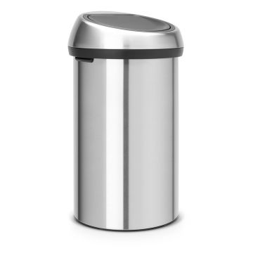 Coș de gunoi argintiu mat cu senzori de atingere din oțel 60 l Touch Bin – Brabantia Coș de gunoi argintiu mat cu senzori de atingere din oțel 60 l Touch Bin – Brabantia