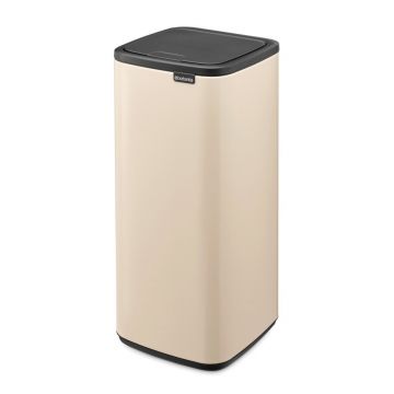 Coș de gunoi bej cu senzori de atingere din oțel 30 l Bo Touch – Brabantia