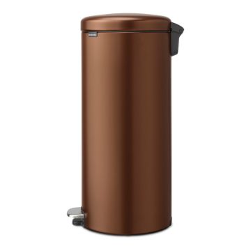 Coș de gunoi bronz cu pedală din oțel 30 l NewIcon – Brabantia Coș de gunoi bronz cu pedală din oțel 30 l NewIcon – Brabantia