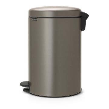 Coș de gunoi gri cu pedală din oțel 20 l NewIcon – Brabantia Coș de gunoi gri cu pedală din oțel 20 l NewIcon – Brabantia