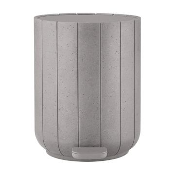 Coș de gunoi gri deschis cu pedală din polirășină 3 l Kua – Blomus