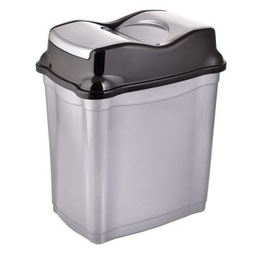 Coș de gunoi gri din plastic 28 l Whirpool – Orion Coș de gunoi gri din plastic 28 l Whirpool – Orion