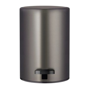 Coș de gunoi gri închis cu pedală din oțel 3 l Modo – Blomus Coș de gunoi gri închis cu pedală din oțel 3 l Modo – Blomus