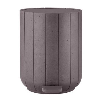 Coș de gunoi gri închis cu pedală din polirășină 3 l Kua – Blomus Coș de gunoi gri închis cu pedală din polirășină 3 l Kua – Blomus