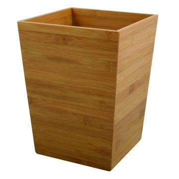 Coș de gunoi în culoare naturală din bambus 3 l – MSV Coș de gunoi în culoare naturală din bambus 3 l – MSV