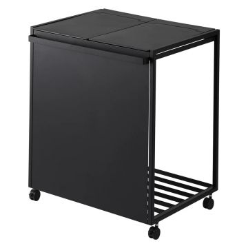 Coș de gunoi negru de reciclat din metal Tower – YAMAZAKI Coș de gunoi negru de reciclat din metal Tower – YAMAZAKI