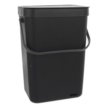 Coș de gunoi negru din plastic 10 l – Orion Coș de gunoi negru din plastic 10 l – Orion