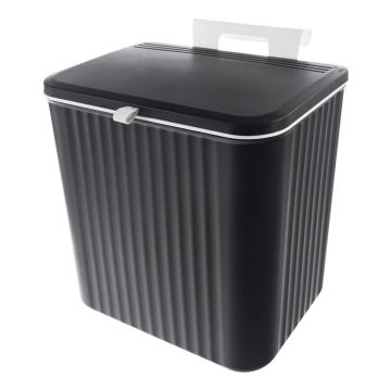Coș de gunoi negru din plastic 13 l – Orion Coș de gunoi negru din plastic 13 l – Orion