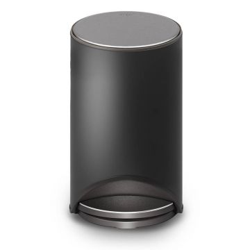 Coș de gunoi negru mat cu pedală din metal 10 l Arc – Joseph Joseph Coș de gunoi negru mat cu pedală din metal 10 l Arc – Joseph Joseph