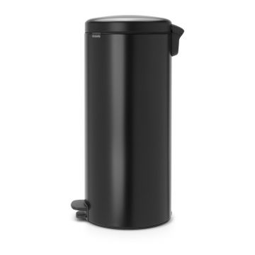 Coș de gunoi negru mat cu pedală din oțel 30 l NewIcon – Brabantia Coș de gunoi negru mat cu pedală din oțel 30 l NewIcon – Brabantia