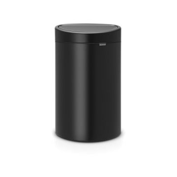 Coș de gunoi negru mat cu senzori de atingere din oțel 40 l Touch Bin – Brabantia Coș de gunoi negru mat cu senzori de atingere din oțel 40 l Touch Bin – Brabantia